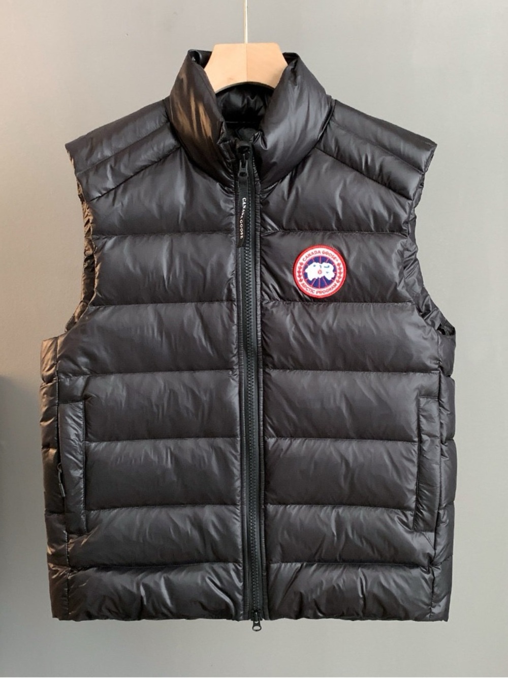 💕Canada Goose❤️ Black Quilted Puffer Vest with Patch
